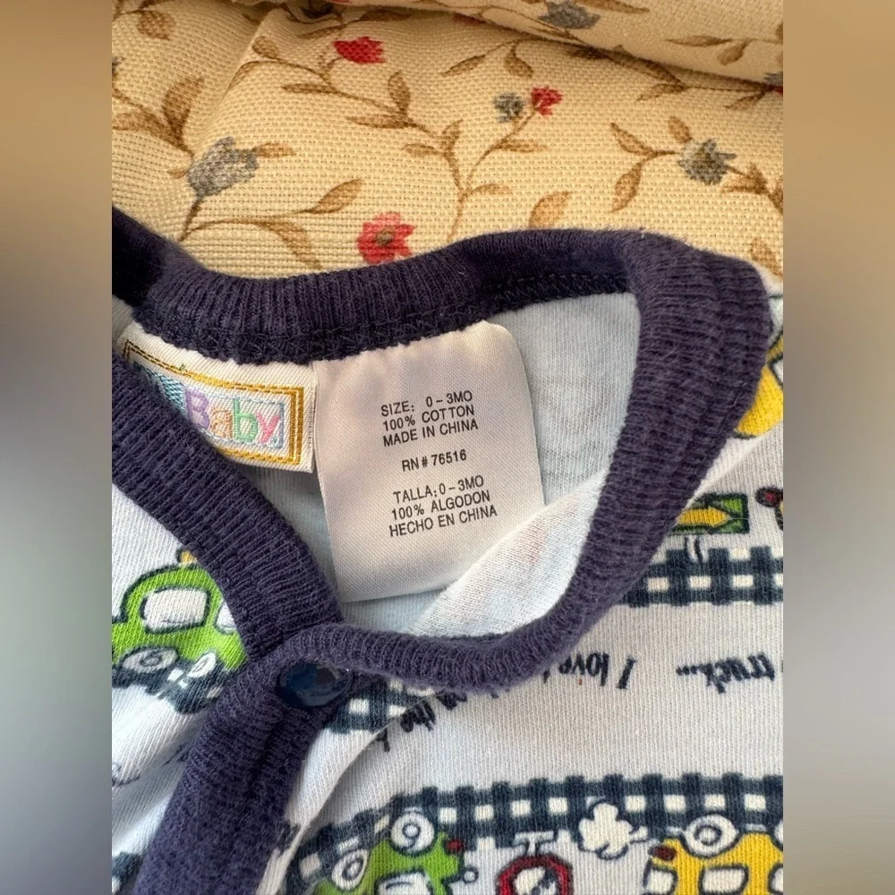 Vintage Mcbaby Bundle of Bubble Onesies 0/3 months Cotton